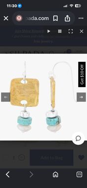 Silpada Morning Breeze Drop Earrings, New with box.